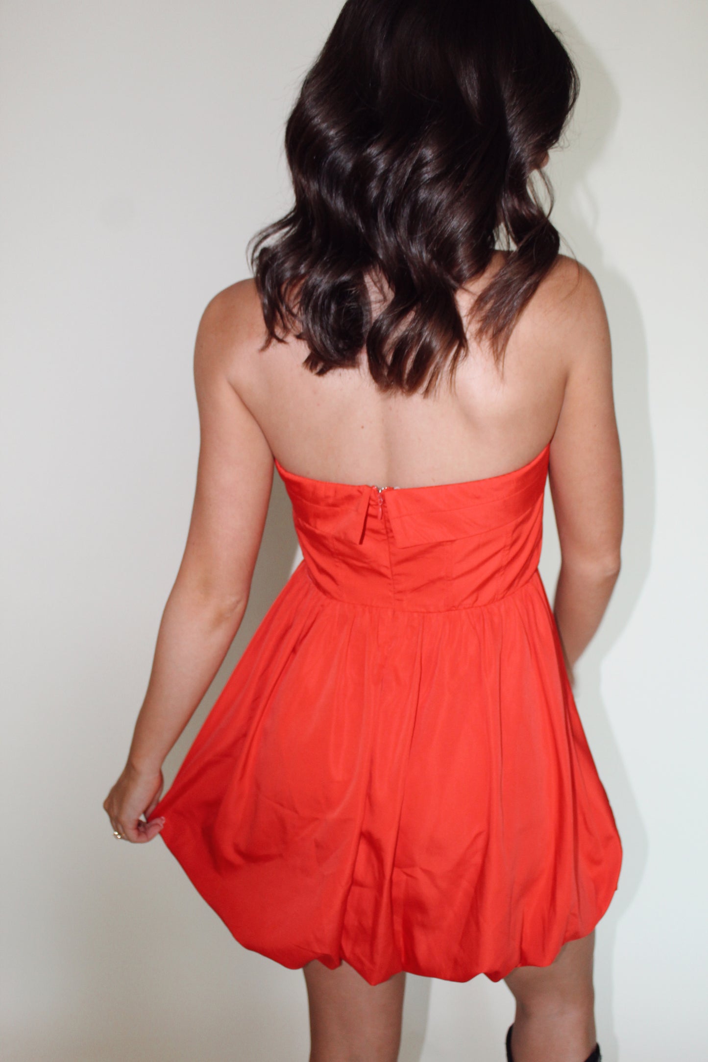 Good for You Bubble Dress- Red