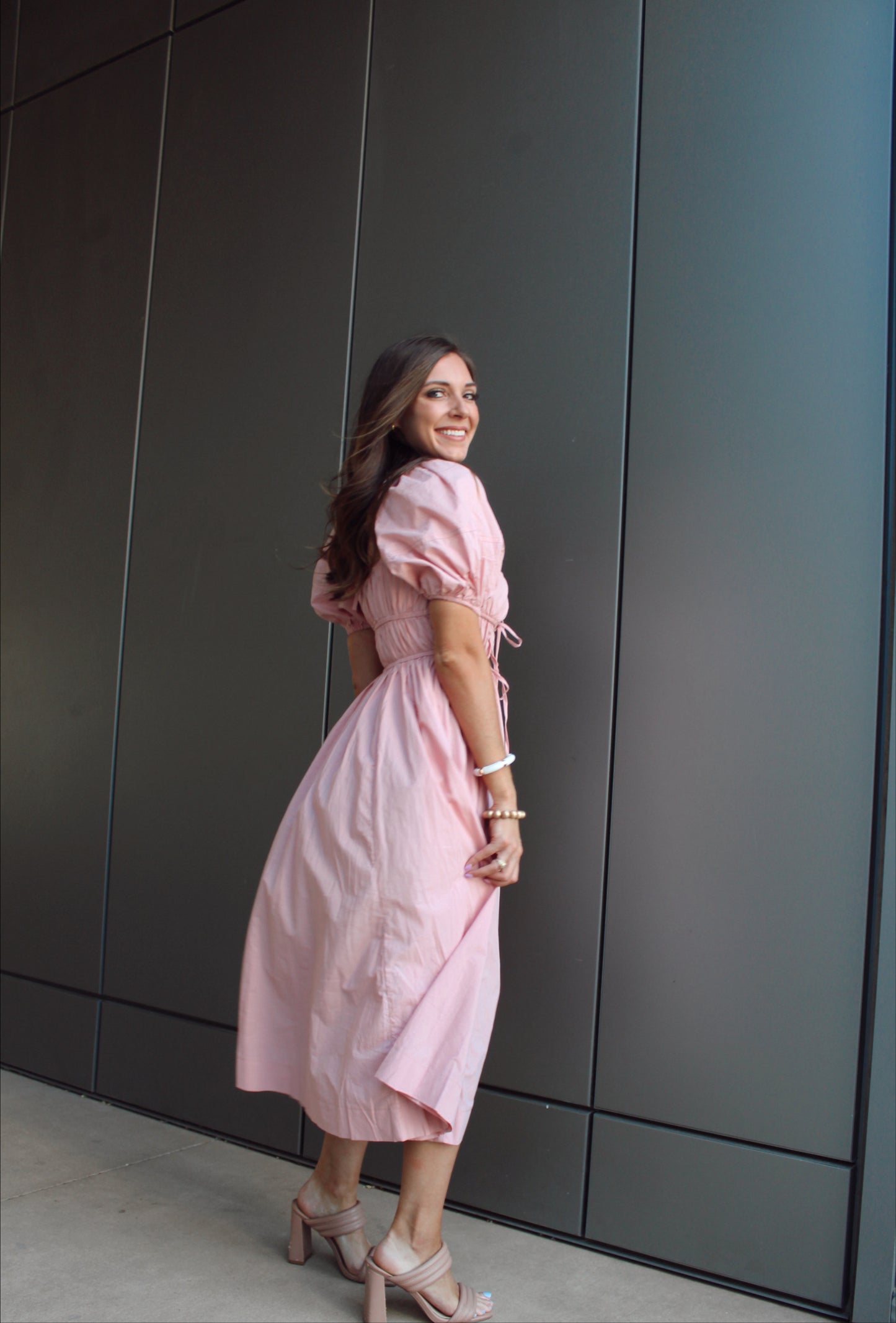 Barbie World Dress- Bubble Gum Pink