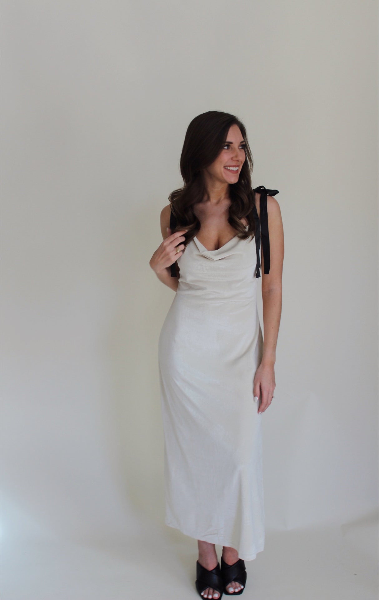 Velvet Bow Maxi Dress Joey Lynn Boutique Velvet Bow Maxi Dress Joey Lynn Boutique