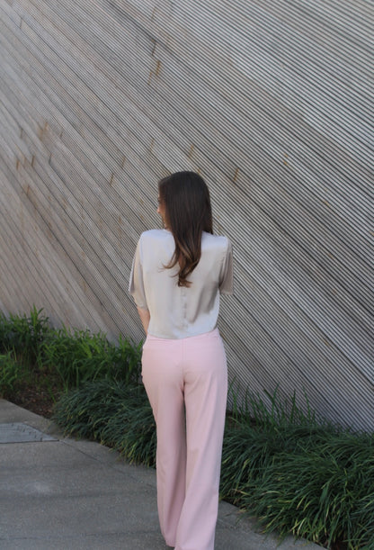 Lilly Trousers - Baby Pink